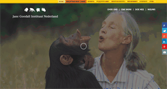 Desktop Screenshot of janegoodall.nl