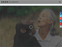 Tablet Screenshot of janegoodall.nl